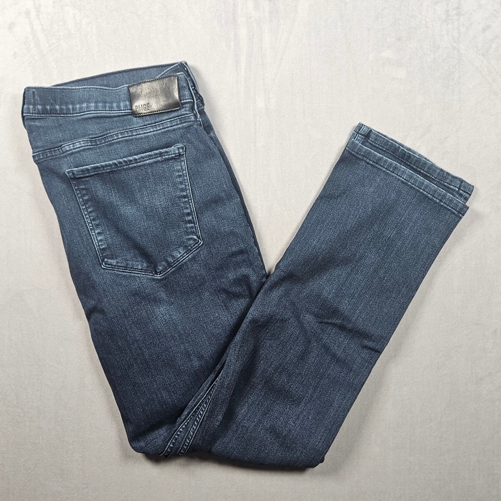 Paige Federal Jeans Mens 36x31 Blue Slim Straight Transcend Stretch Denim